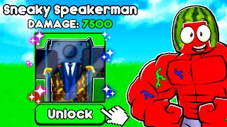 How To Unlock Sneaky Speakerman In Toilet Tower Defense