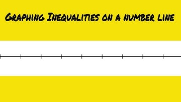 Graphing Inequalities on a Number Line