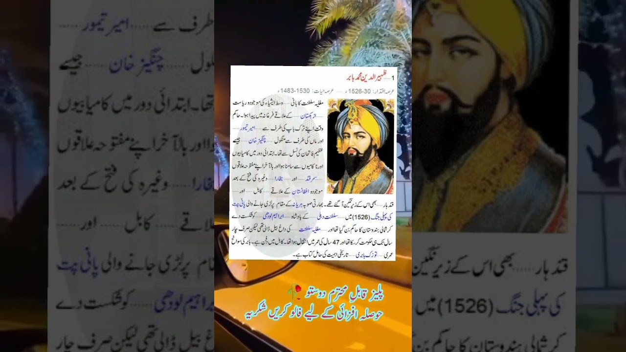 Zaher-ul-Din Ka Muhammad Babar | The Legacy of Babur and the Mughal Empire