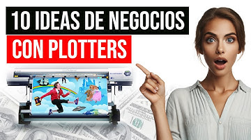 Top 10 MEJORES ideas de negocio RENTABLES para emprender con un PLOTTER de corte