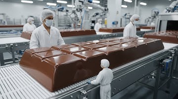 Inside a Chocolate Bar Factory: From Cocoa Bean to Wrapped Bar (Full Process)