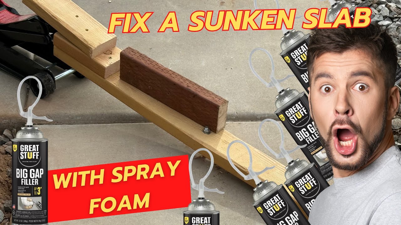 Spray Foam Sidewalk Repair Cheaply Easily Raise Sunken Sidewalk Slab spray-foam-sidewalk-repair-cheaply-easily-raise-sunken-sidewalk-slab