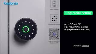 405 Smart Lock Settings