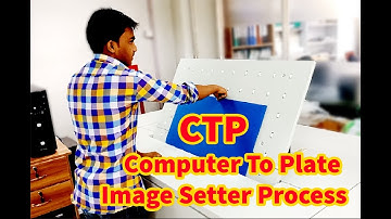 How to Create CTP Computer To Plate Image Setter Process All  Printing Maching