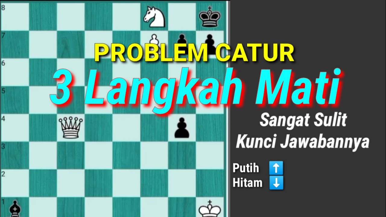 Problem Catur 3 Langkah Mati Dan Kunci Jawaban : Jual Buku Problem Catur 3 Langkah Mat Kota ...