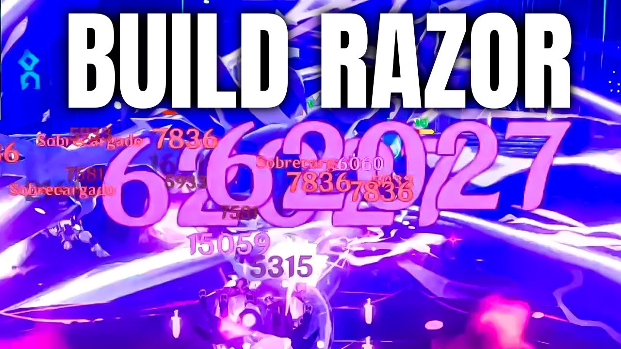 La MEJOR Build de RAZOR Actualizada! RAZOR Mejores Artefactos, Equipos y Armas Genshin Impact!