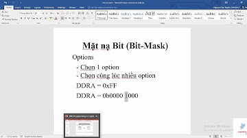 [Lập Trình C] Bài 8: Bit Mask
