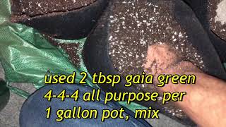 Going to one gallon with the new run