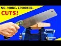 DIY Magnetic Handsaw Cutting Guide - Cutting Straight & Square is Easy WITHOUT Expensive Tools!