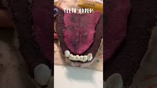 Making a realistic jaw for my brown bear mask! :3 🐾.*