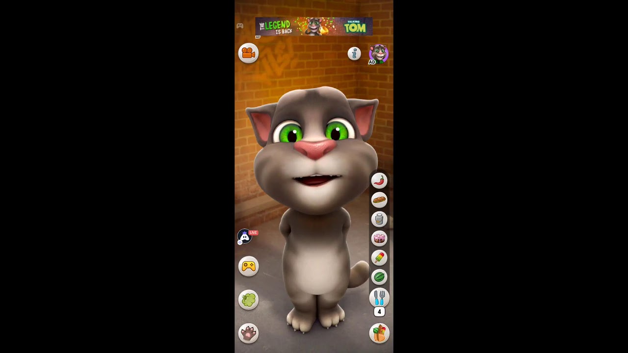 Talking Tom LIVE — Fun Cute & Non-Stop Entertainment 