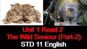 The Wild Saviour (Part-2) STD 11 English