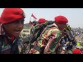 Yel yel KOPASSUS !!! (PASUKAN KHUSUS INDONESIA). MENGGETARKAN HALIM DALAM ACARA HUT TNI 2019