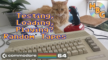 Testing, loading and playing C64 tapes