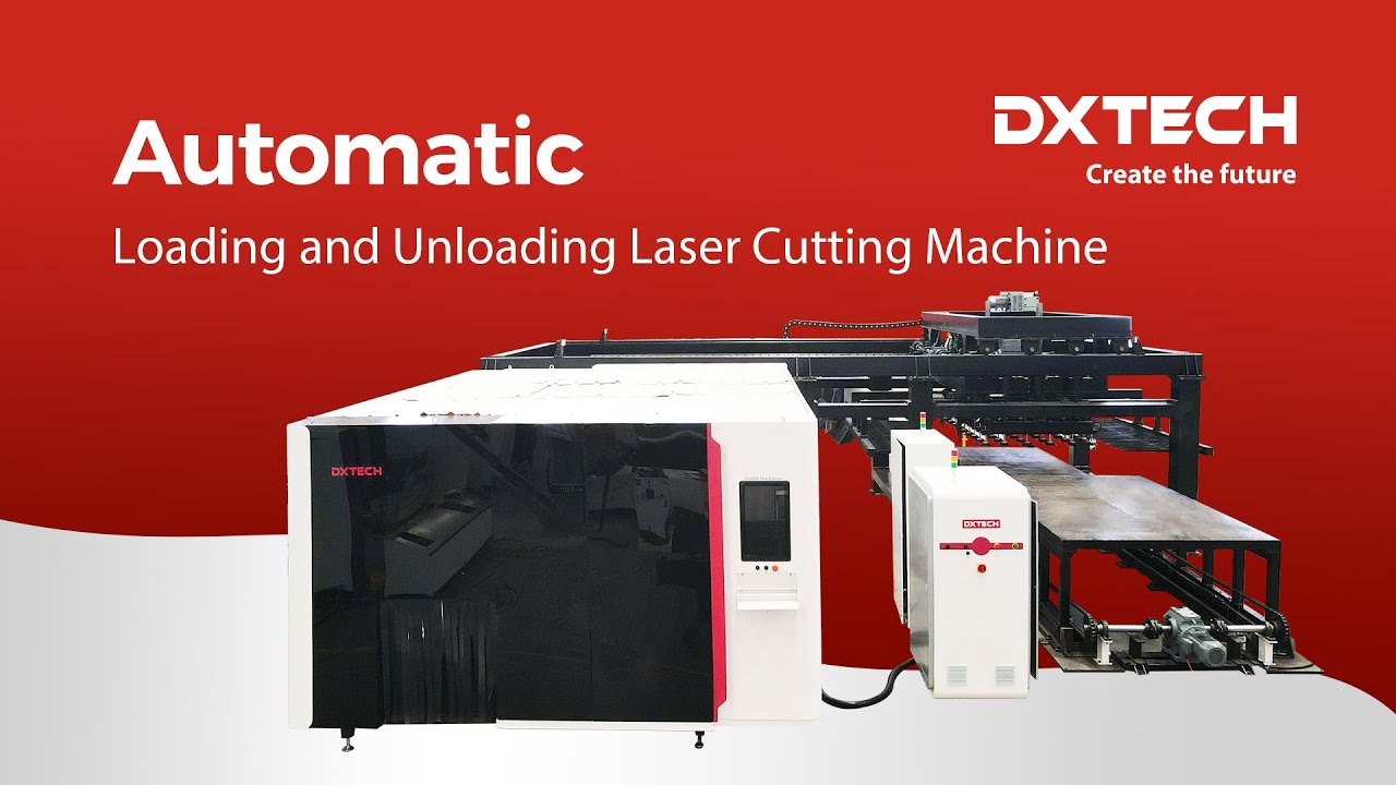 DXTECH 1530SP6T Sheet and Tube CNC Fiber Laser Cutting Machine with ...