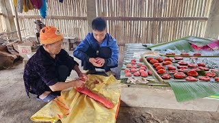 Little Orphan - Soak sticky rice, make cakes with the old lady and sell them to make a living