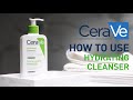 How to use the hydrating cleanser  cerave benelux