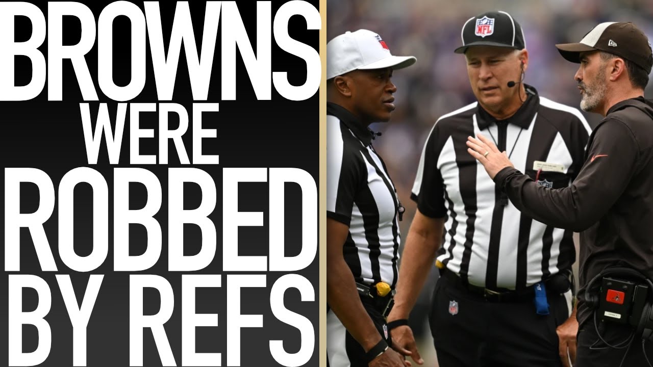 BROWNS WERE ROBBED BY THE REFS IN BALTIMORE - YouTube
