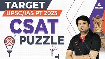 Target UPSC CSE / IAS PT 2023 | CSAT: Maths | CSAT Puzzle #8 | By Imtiyaz Sir