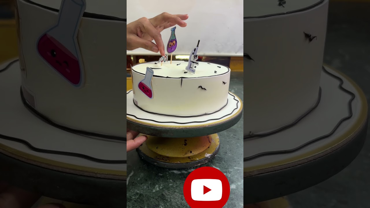 Scientist Cake#amazing #cakedesign ❤️👍🫶🏻😍👈🏻❤️