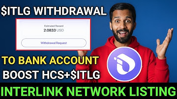 Interlink Network New Update || $ITLG Withdrawal To Bank Account😱Boost HCS & $ITLG Token || 
