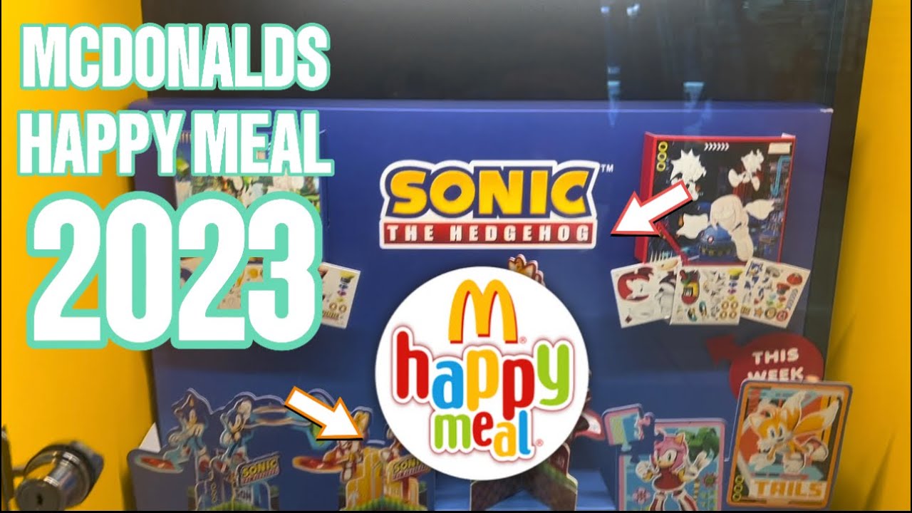 Mcdonalds Happy Meal 2023 Sonic The Hedgehog Youtube 