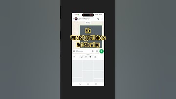 Whatsapp mai stickers show nahi ho rahe kaise fix kare || Whatsapp Sticker Problem Solution