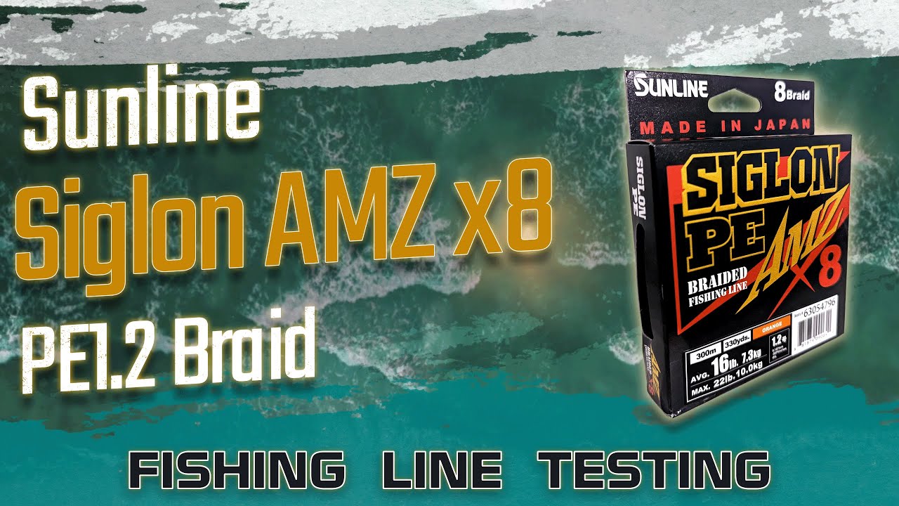 Sunline Siglon PE AMZ X8 Braided Fishing Line | 300Mt / 330Yd