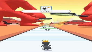 Tiny Run 3D 🐜 Android - IOS All Levels 65 66 Gameplay Walkthrough #Gameplay