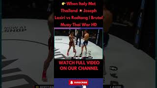 👉 When Italy Met Thailand 💥 Joseph Lasiri vs Rod 8