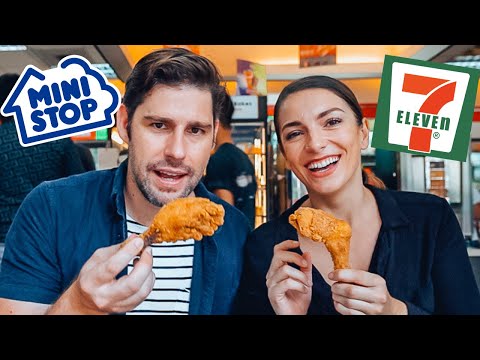 filipino-fried-chicken:-ministop-vs-7eleven---foreigners-taste-test