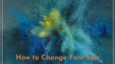 How To Change Font Size in MS Project