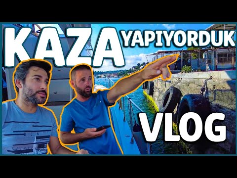 KAZA YAPIYORDUK ! | İstanbul Boğazında Tekne Eğitimi - VLOG