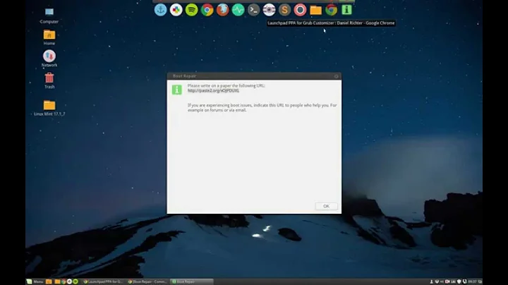 Problem solving guide Linux Mint Episode 6  : Boot repair