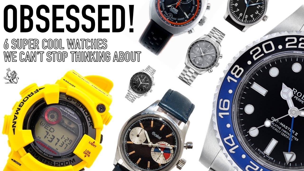 6 Super Cool Watches We're Obsessed With & Why - G-Shock, Rolex, Gallet,  Oris, Omega, Stowa (WWT#85) 