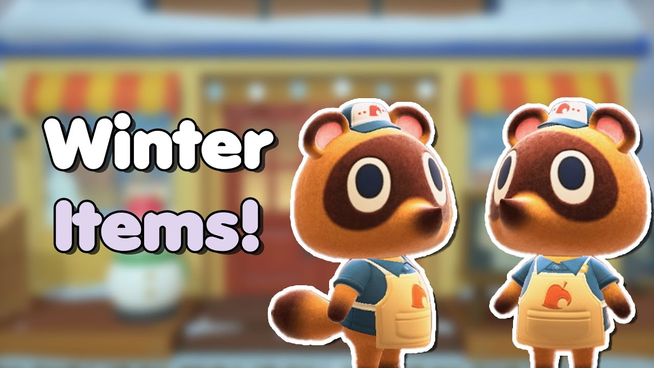 Check out these SPECIAL WINTER ITEMS from Nook's Cranny!