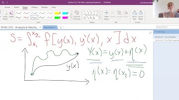 Sierra Explains the Textbook: Section 6.2 - The Euler-Lagrange Equations