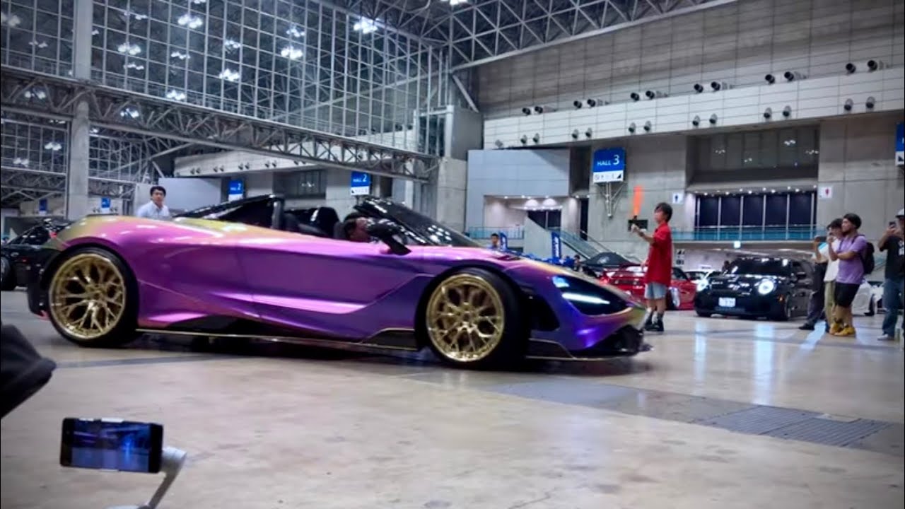 AMESSE TOKYO 2023 搬出 Pt4 JDM CAR SHOW ROLL OUT 4K YouTube