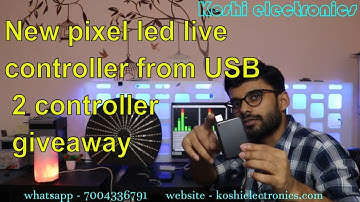 New pixel led live controller from JINIX software 2020