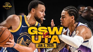 Golden State Warriors vs Utah Jazz Full Game Highlights | Jan 3, 2026 | FreeDawkins