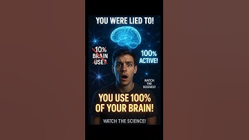 You Use 100% of Your Brain! 🧠 The Truth Behind the 10% Myth | Science Explained | #Shorts #brain