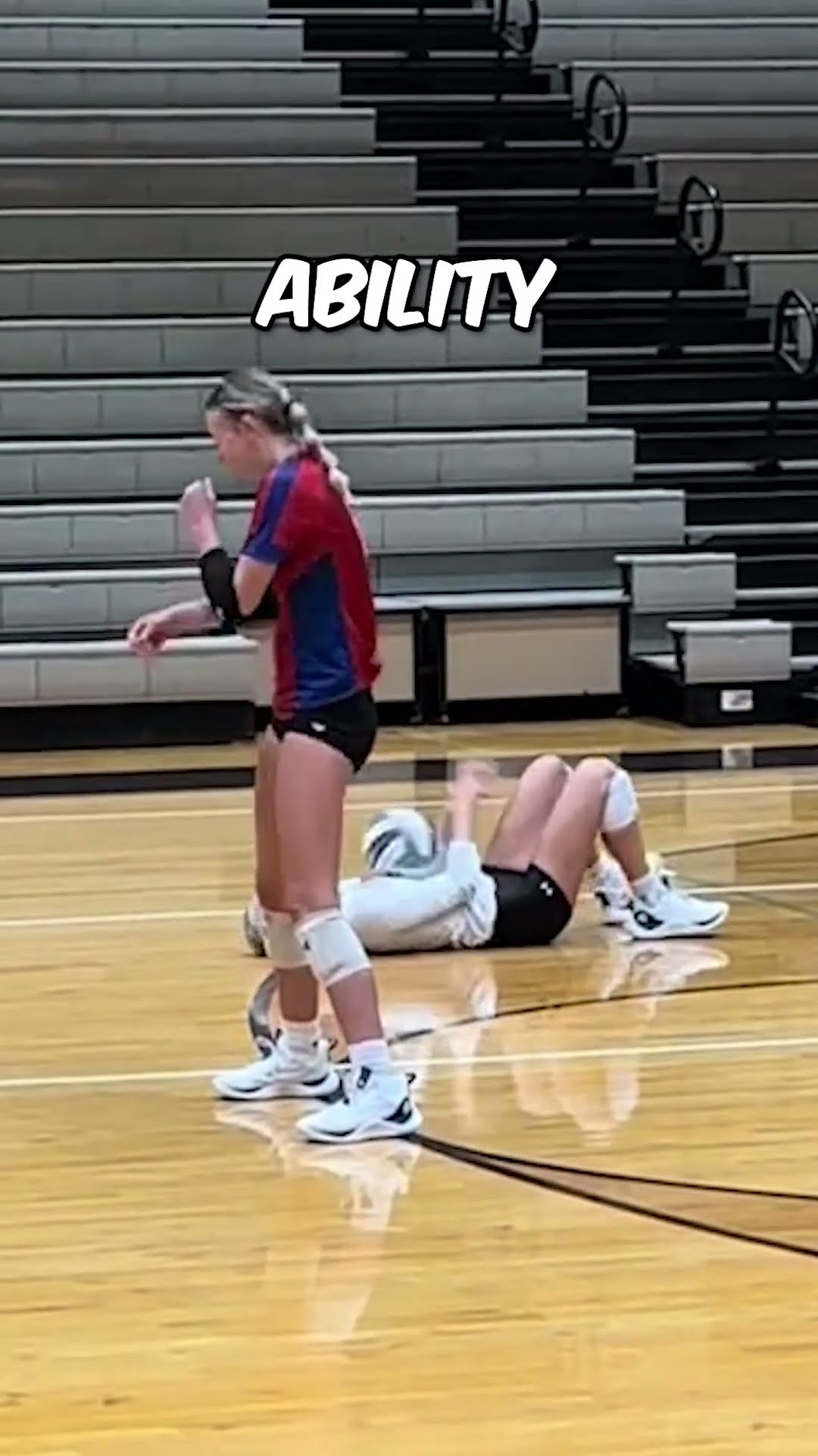 Volleyball player's mistake