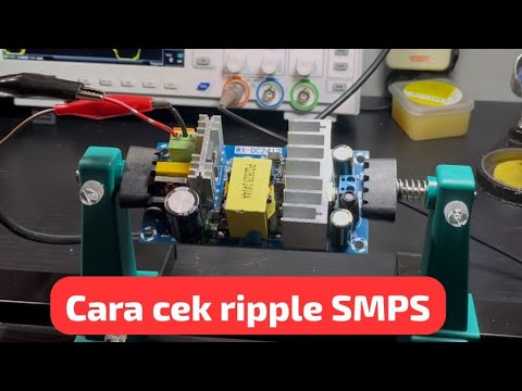 CARA CEK RIPPLE SMPS | Cara check RIPPLE SMPS #smps #powersupply #ripple