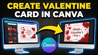 How to Create Valentine Card on Canva