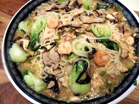 S2Ep82-Thick Gravy Noodles with Shrimp, Chicken and Pork/Da Lu Mein 什錦打滷麵