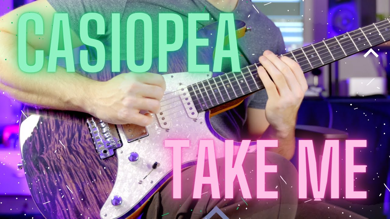 CASIOPEA GUITAR KARAOKE オリジナル音源 CASIOPEA - TAKE ME - Guitar Solo Cover - YouTube