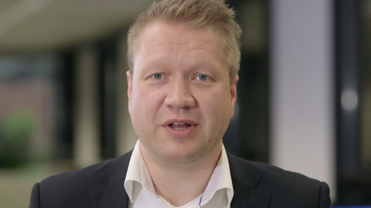 Collega Jeffrey Muller vertelt over de ontwikkelingen bij Konica Minolta.