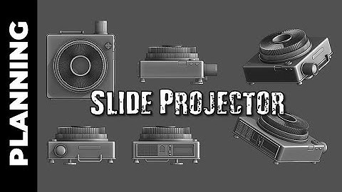 BLENDER: SLIDE PROJECTOR PLANNING (PART 1)