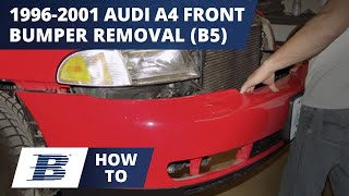 Audi A4 Front Bumper Removal Instructions for 2.8L 30 Valve Engine