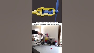 Working Principle of Diaphragm Air Engine | Air Pump #engineering #airpump #engine